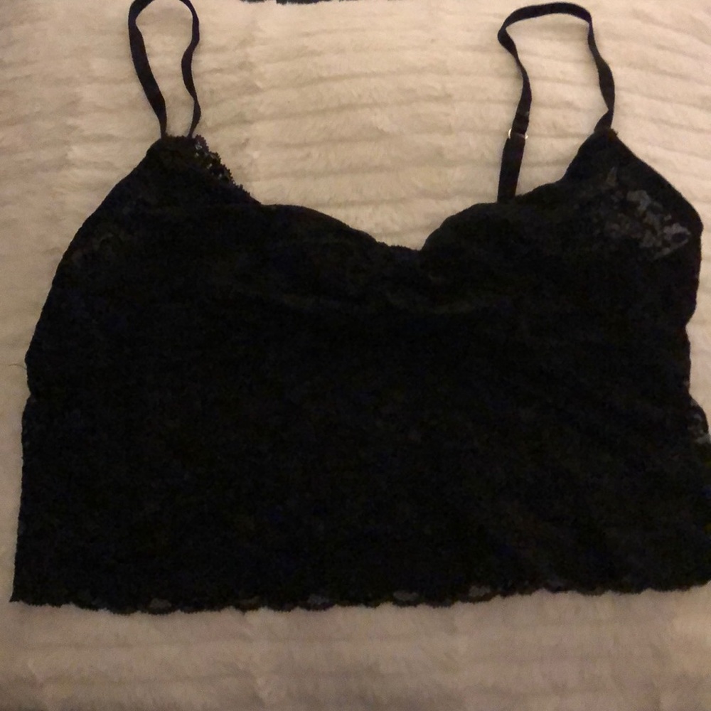 M Victoria Secret Lacy Black Bralette.